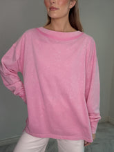 Load image into Gallery viewer, STITCH & Co OVERSIZED Mineral Washed Top in Washed BubbleGum Pink