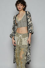 Load image into Gallery viewer, POL Open Front Crochet Cardigan in Black