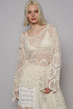 Load image into Gallery viewer, POL Asymmetrical Crochet Top in Natural ON ORDER