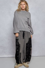 Load image into Gallery viewer, POL Solid Color Hacci Knit Sweater in Whisper Grey