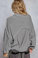Load image into Gallery viewer, POL Solid Color Hacci Knit Sweater in Whisper Grey