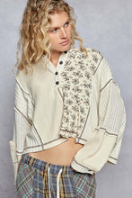 Load image into Gallery viewer, POL Mix n Match Semi Cropped Hooded Top in Cream