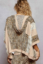 Load image into Gallery viewer, POL Mix n Match Front Zip Up Hooded Top in Nude Beige