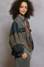 Load image into Gallery viewer, POL Mix N Match A-Line Jacket in Charcoal