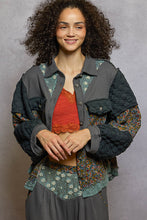 Load image into Gallery viewer, POL Mix N Match A-Line Jacket in Charcoal