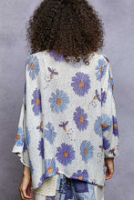 Load image into Gallery viewer, POL Lightweight Floral Print Sweater in Ivory