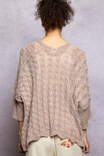 Load image into Gallery viewer, POL Open Front Lightweight Sweater Cardigan in Caramel Almond