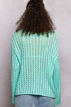 Load image into Gallery viewer, POL Lightweight Thin Knit Sweater in Aqua Mint