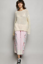 Load image into Gallery viewer, POL Lightweight Thin Knit Sweater in Natural