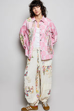 Load image into Gallery viewer, POL Woven Mixed Floral Detailed Top in Pink