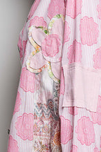 Load image into Gallery viewer, POL Woven Mixed Floral Detailed Top in Pink