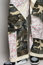 Load image into Gallery viewer, POL Twill Mixed Patchwork Pants in Camo Multi