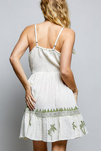 Load image into Gallery viewer, POL Palm Tree Print Mini Dress in Natural