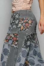 Load image into Gallery viewer, POL Mixed Patchwork Joggers in Black