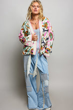 Load image into Gallery viewer, POL Embroidered Kimono Top in Natural Multi ON ORDER