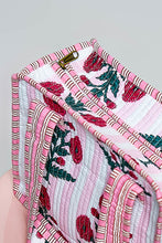 Load image into Gallery viewer, POL Mini Quilted Cotton Tote Bag in Ivory Multi