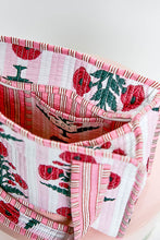 Load image into Gallery viewer, POL Mini Quilted Cotton Tote Bag in Ivory Multi