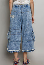 Load image into Gallery viewer, POL Cotton Cargo Style Pants in Denim