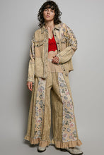 Load image into Gallery viewer, POL French Terry Patchwork Jacket in Dusty Choco
