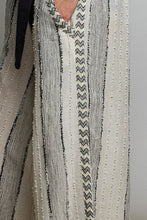 Load image into Gallery viewer, POL Wide Leg Textured Striped Pants in Black