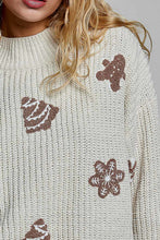 Load image into Gallery viewer, POL Chenille Christmas Sweater in Cream
