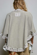 Load image into Gallery viewer, POL Vintage Floral Thermal Cardigan in Sand