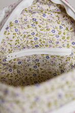 Load image into Gallery viewer, POL Vintage Patchwork Quilted Mini Backpack in Pink/Sage