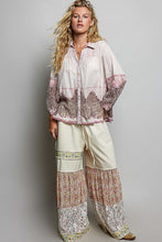 Load image into Gallery viewer, POL Woven Top with Crochet Lace Details in Blush