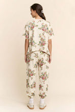 Load image into Gallery viewer, Davi & Dani Floral Bouquet Printed Soft Scuba Set in Cream Beige