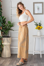 Load image into Gallery viewer, Oli & Hali Terry Knit Pants with Lace Trim in Coffee