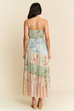 Load image into Gallery viewer, Davi & Dani Mixed Print Maxi Dress in Sage Multi