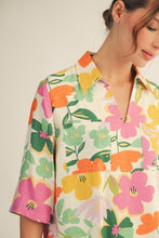 Load image into Gallery viewer, Jodifl Floral Print Shift Dress in Off White