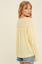 Load image into Gallery viewer, Listicle Solid Color Mix n Match Knit Top in Vanilla