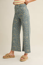 Load image into Gallery viewer, LovLov Whimsical Contemporary Speckled Pattern Pants in Denim Blue