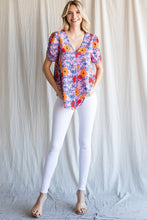 Load image into Gallery viewer, Jodifl Floral Print Top in Pink