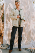 Load image into Gallery viewer, Oddi Solid Color Lightweight Jacket with Contrasting Trim in Sage Green