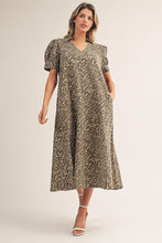 Load image into Gallery viewer, Jodifl Leopard Print Midi Dress in Animal