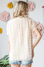 Load image into Gallery viewer, First Love Floral Embellished Lace Top in Natural ON ORDER Shirts & Tops First Love