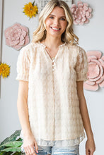Load image into Gallery viewer, First Love Floral Embellished Lace Top in Natural ON ORDER Shirts & Tops First Love