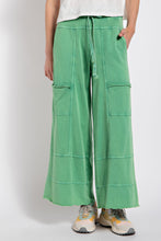 Load image into Gallery viewer, Easel Mineral Washed Terry Knit Pants in Evergreen Pants Easel