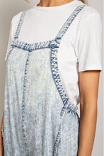 Load image into Gallery viewer, ee:some Mineral Washed Tie Dye Jumpsuit in Denim Jumpsuit eesome