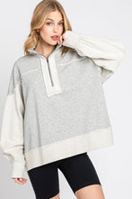 Load image into Gallery viewer, Sewn+Seen Terry Knit Pullover Jacket in Heather Grey Jacket Sewn+Seen