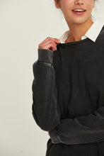 Load image into Gallery viewer, HYFVE Oversized Sweatshirt Dress in Black