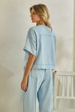 Load image into Gallery viewer, Veveret Knit Easy Set in Light Blue