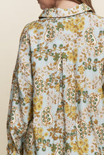 Load image into Gallery viewer, J.nna Paisley Floral Print Set in Blue Combo