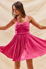 Load image into Gallery viewer, So Me Christmas Holiday Velvet Mini Dress in Pink
