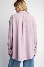 Load image into Gallery viewer, Easel Cotton Gauze Button Down Top in Mushroom Shirts & Tops Easel