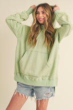 Load image into Gallery viewer, Aemi + Co Deb Hoodie Top in Sage