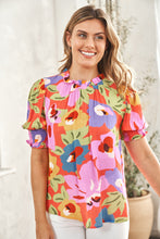 Load image into Gallery viewer, Hailey & Co Floral Print Top in Red