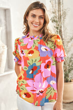 Load image into Gallery viewer, Hailey & Co Floral Print Top in Red
